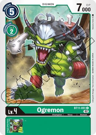 Ogremon (BT11-051)  Common - Dimensional Phase