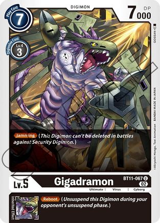 Gigadramon (BT11-067)  Uncommon - Dimensional Phase