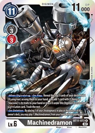 Machinedramon (BT11-072) Foil Rare - Dimensional Phase