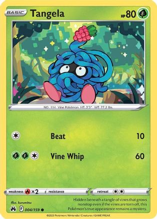 Tangela 4/159  - Common - Crown Zenith