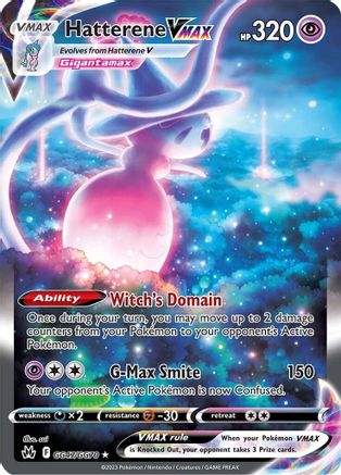 Hatterene VMAX GG47/70 Holofoil - Ultra Rare - Crown Zenith: Galarian Gallery