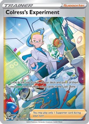 Colress's Experiment GG59/70 Holofoil - Ultra Rare - Crown Zenith: Galarian Gallery