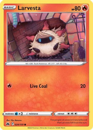 Larvesta 24/159  - Common - Crown Zenith