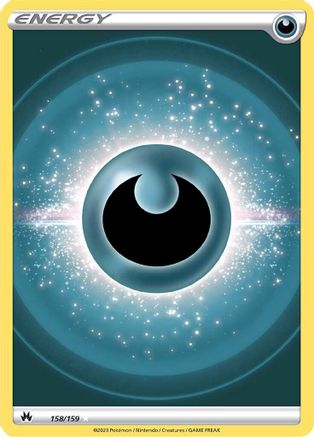 Darkness Energy (Texture Full Art) 158/159 Holofoil - Ultra Rare - Crown Zenith