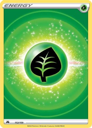Grass Energy (Texture Full Art) 152/159 Holofoil - Ultra Rare - Crown Zenith
