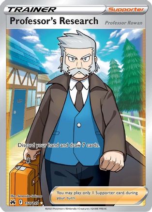 Professor's Research (Full Art) 150/159 Holofoil - Ultra Rare - Crown Zenith