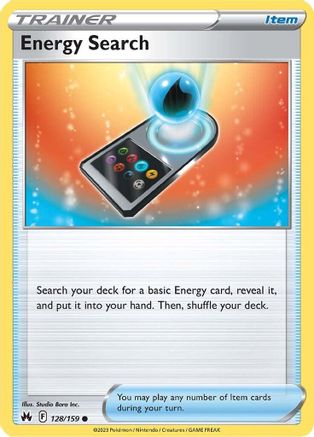 Energy Search 128/159  - Common - Crown Zenith