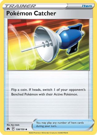 Pokemon Catcher 138/159  - Uncommon - Crown Zenith