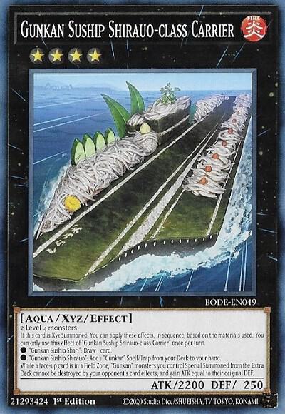 Gunkan Suship Shirauo-class Carrier BODE-EN049 (Burst of Destiny)  - 1st Edition