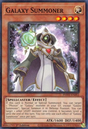 Galaxy Summoner (PHHY-EN002) - Common - 1st Edition - Photon Hypernova