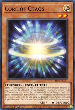 Core of Chaos (PHHY-EN011) - Common - 1st Edition - Photon Hypernova