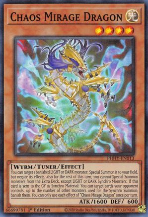 Chaos Mirage Dragon (PHHY-EN013) - Super Rare - Photon Hypernova