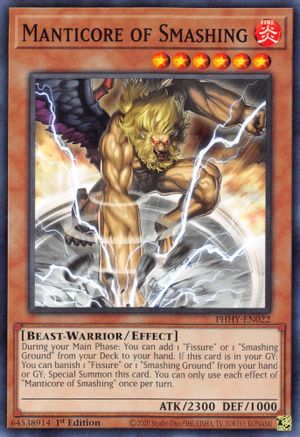 Manticore of Smashing (PHHY-EN022) - Common - 1st Edition - Photon Hypernova