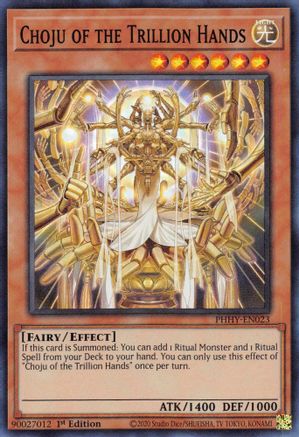 Choju of the Trillion Hands (PHHY-EN023) - Super Rare - 1st Edition - Photon Hypernova