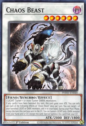 Chaos Beast (PHHY-EN040) - Common - 1st Edition - Photon Hypernova