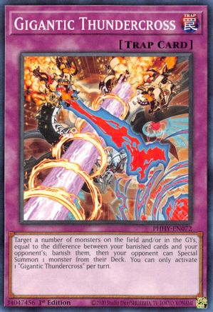 Gigantic Thundercross (PHHY-EN072) - Common - Photon Hypernova
