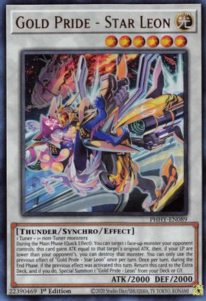 Gold Pride - Star Leon (PHHY-EN089) - Ultra Rare - 1st Edition - Photon Hypernova