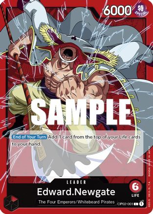 Edward.Newgate (001) (OP02-001) - Normal Leader - Paramount War