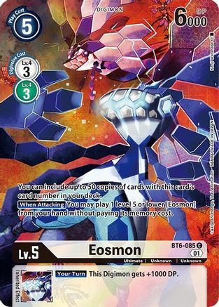 Eosmon (Alternate Art) (BT6-085) Foil Common - Dimensional Phase