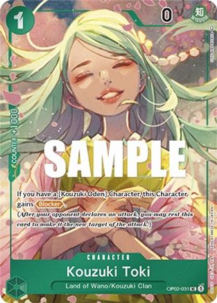 Kouzuki Toki (Box Topper) (OP02-031) - Foil Uncommon - Paramount War