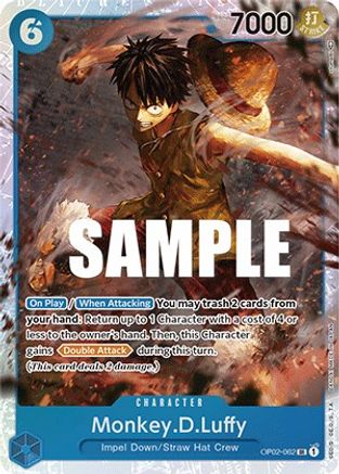 Monkey.D.Luffy (062) (OP02-062) - Foil Super Rare - Paramount War