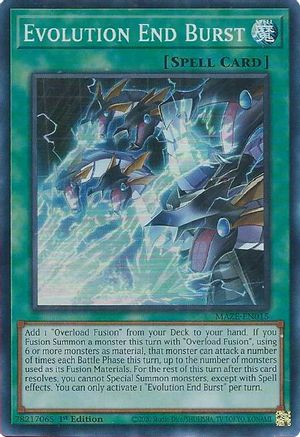 Evolution End Burst (MAZE-EN015) - Super Rare - Maze of Memories