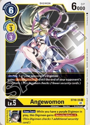 Angewomon (Tamer Goods Set Angewomon & LadyDevimon) (ST10-05) Foil Rare - Starter Deck 10: Parallel World Tactician