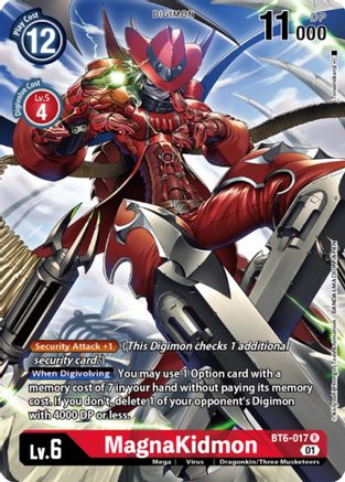 MagnaKidmon (Digimon Card Game Deck Box Set) (BT6-017) Foil Rare - Double Diamond