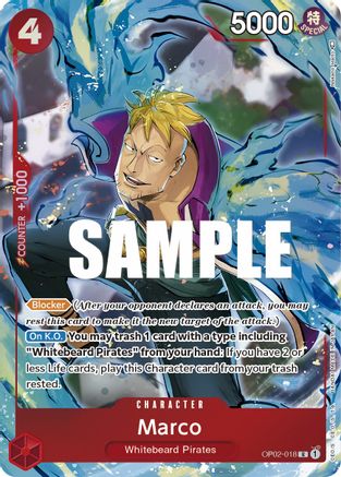 Marco (Alternate Art) (OP02-018) - Foil Rare - Paramount War