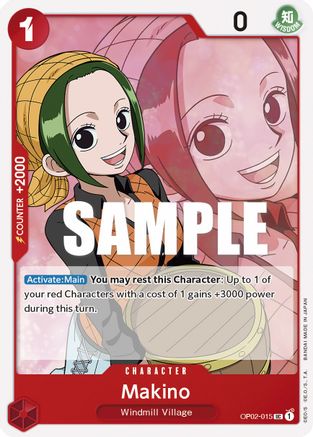 Makino (OP02-015) - Normal Uncommon - Paramount War