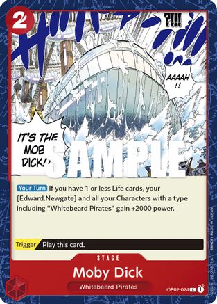 Moby Dick (OP02-024) - Normal Common - Paramount War