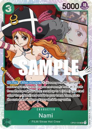 Nami (OP02-036) - Foil Super Rare - Paramount War