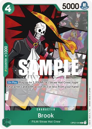 Brook (OP02-040) - Normal Rare - Paramount War