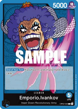 Emporio.Ivankov (049) (OP02-049) - Normal Leader - Paramount War