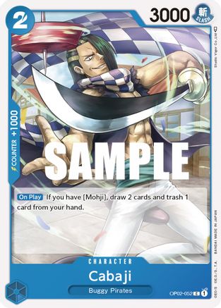 Cabaji (OP02-052) - Normal Common - Paramount War