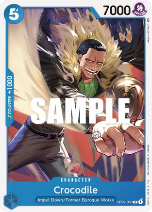 Crocodile (OP02-053) - Normal Common - Paramount War