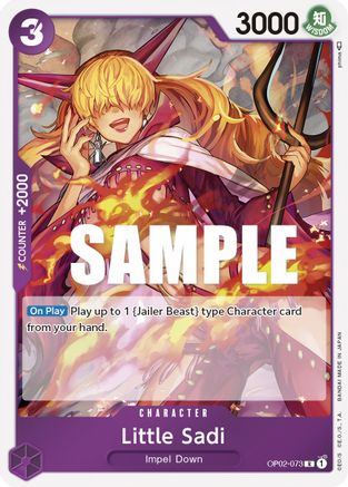 Little Sadi (OP02-073) - Foil Rare - Paramount War