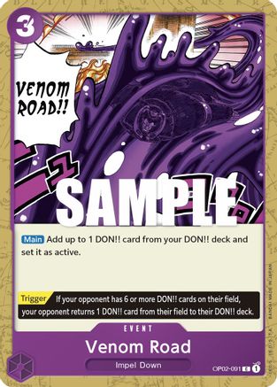 Venom Road (OP02-091) - Normal Common - Paramount War
