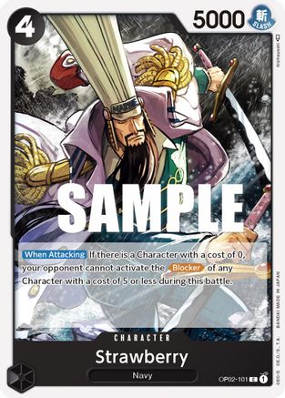 Strawberry (OP02-101) - Normal Common - Paramount War