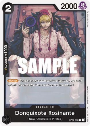 Donquixote Rosinante (OP02-108) - Normal Common - Paramount War