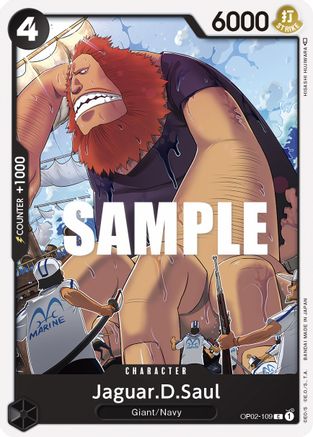 Jaguar.D.Saul (OP02-109) - Normal Common - Paramount War