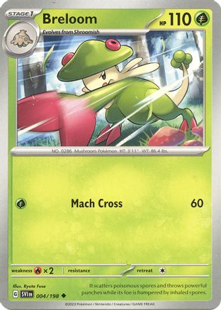 Breloom 4  - Uncommon - SV01: Scarlet & Violet Base Set