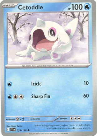 Cetoddle - 059/198 59  - Common - SV01: Scarlet & Violet Base Set
