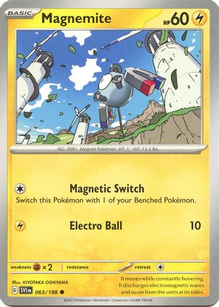 Magnemite 63  - Common - SV01: Scarlet & Violet Base Set