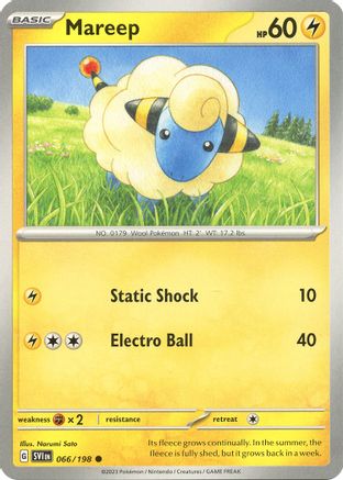 Mareep 66  - Common - SV01: Scarlet & Violet Base Set