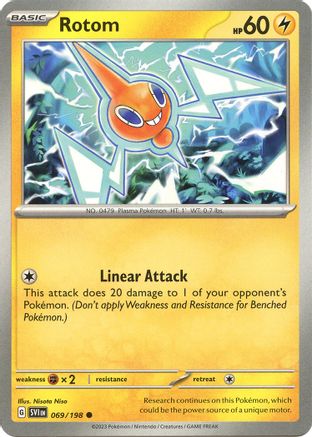 Rotom - 069/198 69  - Common - SV01: Scarlet & Violet Base Set