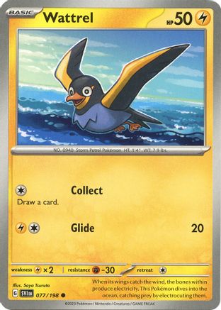 Wattrel - 077/198 77  - Common - SV01: Scarlet & Violet Base Set