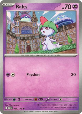 Ralts - 084/198 84  - Common - SV01: Scarlet & Violet Base Set