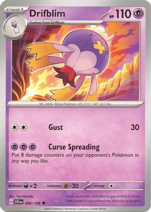 Drifblim 90  - Uncommon - SV01: Scarlet & Violet Base Set