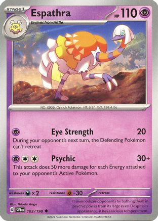 Espathra 103  - Uncommon - SV01: Scarlet & Violet Base Set